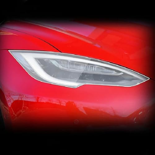 LXHZNB Auto-Außenscheinwerfer-TPU-Schutzfolie, Kratzfeste Reparaturfolie, Zubehör, für Tesla Model S 2020–2023, Autozubehör von LXHZNB