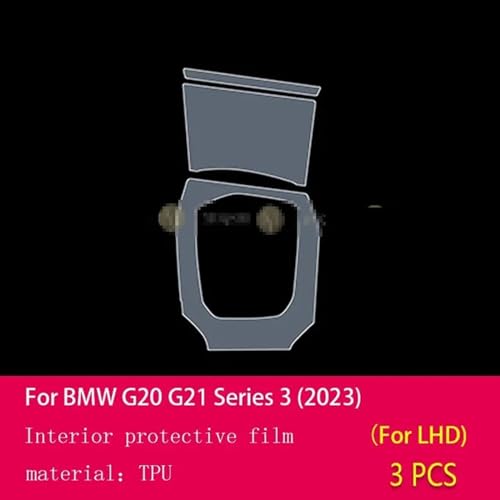 LXHZNB Auto-Innenfolie, Armaturenbrett, Klavierbrett, Schaltmittelkonsole, Kratzfest, transparente TPU- Folie, für BMW G80 G87 M2/M3 2023–24 von LXHZNB
