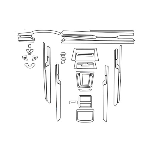 LXHZNB Auto-Innenfolie, Armaturenbrett, Klavierbrett, Schaltmittelkonsole, Kratzfest, transparente TPU- Folie, für Vw New-Beetle (2015–2023) von LXHZNB
