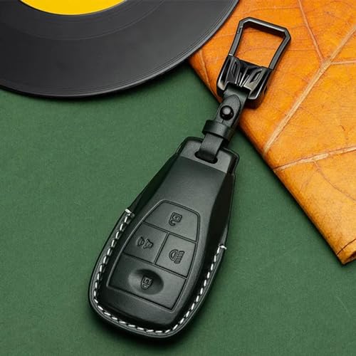 LXHZNB Leder-Autoschlüssel-Hülle, Schlüsselanhänger-Zubehör, Schlüsselanhänger-Halter-Tasche, für Baic Beijing X7 BJ40 Plus EX5 EU5 EC5 BJ80 von LXHZNB
