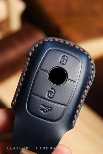 LXHZNB Leder-Autoschlüssel-Hülle, Schlüsselanhänger-Zubehör, Schlüsselanhänger-Halter-Tasche, für Mercedes Benz C260L S320L E200L E300 C260 C200L von LXHZNB