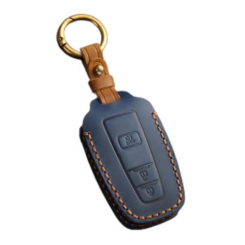 LXHZNB Leder-Autoschlüssel-Hülle, Schlüsselanhänger-Zubehör, Schlüsselanhänger-Halter-Tasche, für Toyota Corolla Prius Camry CHR C-HR RAV4 Altis Land Cruiser Prado von LXHZNB