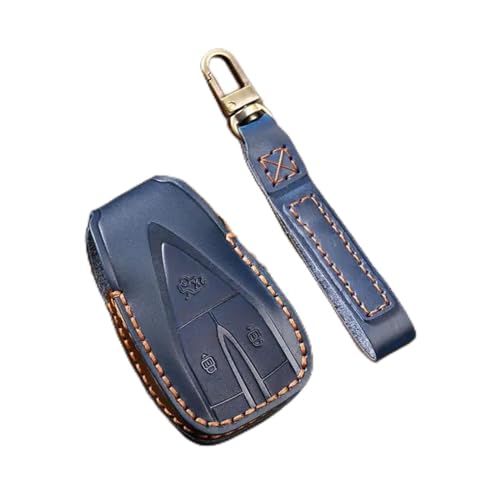 LXHZNB Leder Autoschlüsseletui Abdeckung Schlüsselanhänger Zubehör Schlüsselanhänger Halter Tasche, für Changan Cs75 Plus Einheit 2. Cs55 2022 X5 X7 Cs35 Schlüsselanhänger von LXHZNB