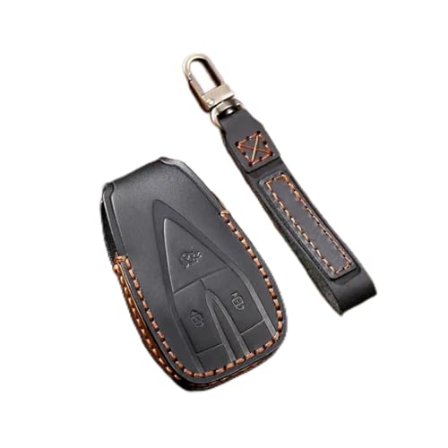LXHZNB Leder Autoschlüsseletui Abdeckung Schlüsselanhänger Zubehör Schlüsselanhänger Halter Tasche, für Changan Cs75 Plus Einheit 2. Cs55 2022 X5 X7 Cs35 Schlüsselanhänger von LXHZNB