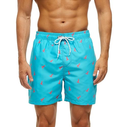 LXJYDN Badehose Männer Mode Obst Print Schnürpace-Up Bad Trunks Casual Sports Beach Shorts-17-M von LXJYDN