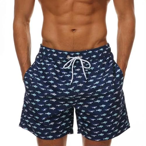 LXJYDN Badehose Männer Mode Obst Print Schnürpace-Up Bad Trunks Casual Sports Beach Shorts-8-4Xl von LXJYDN