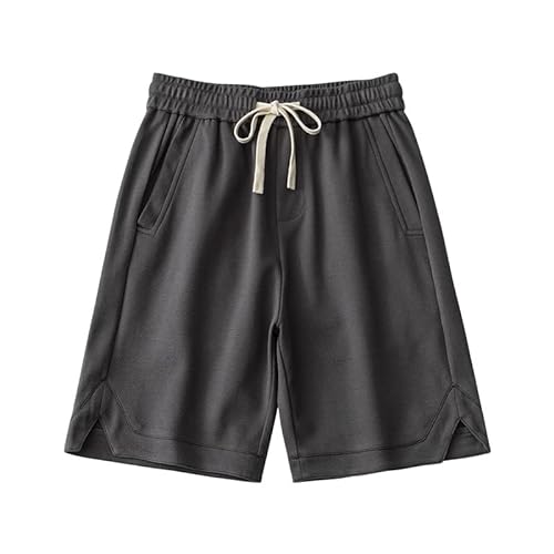 LXJYDN Kurze Hose Männer Einfache Schnürsportsportarten Kurzärmelige Und Komfortable Shorts-Grau-XL von LXJYDN