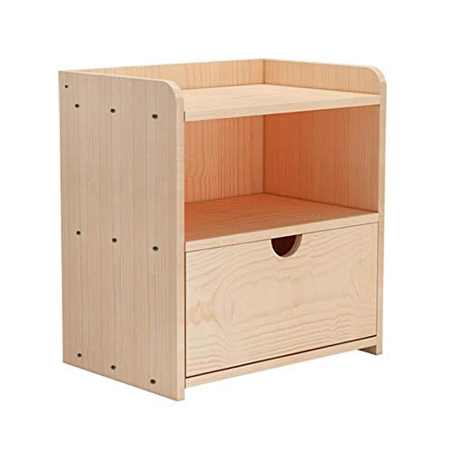 LXLSHOP EIN einfacher Nachttisch, moderner Kleiner Schrank, Schlafsaal, Schlafzimmer, Massivholz-Nachttisch Made in China von LXLSHOP