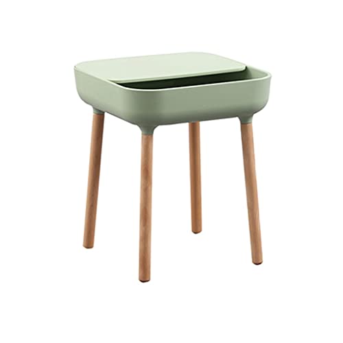 LXLSHOP Kleiner Beistelltisch für Wohnzimmer, Kleiner Teetisch, Schlafzimmer, Mini-Aufbewahrungs-Nachttisch (Farbe: Grün) Made in China von LXLSHOP