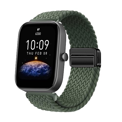 Nylon Armband Kompatibel mit smartwatch AGPTEK LW11,Sport Elastisches Nylon Stoff Ersatzband für smartwatch AGPTEK LW11 banfd und Magnet Schnalle für smartwatch AGPTEK LW11 (12) von LXURY