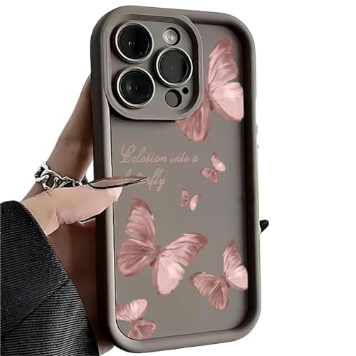 LXYUTY Handyhülle Butterfly Silica Phone Hülle Für iPhone 15 14 13 12 11 Pro Max Schockdock-Für Das iPhone 13Pro Max-3 von LXYUTY