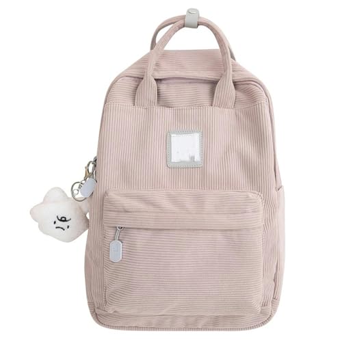 LXYUTY Rucksack Für Jugendliche Mädchen Jungen Kleine Harajuku Weibliche College -Tasche Student Lady Book Pack-rosa-nur Tasche von LXYUTY