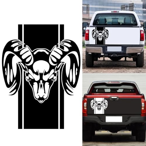 LYABYT 1 STÜCKE Cool Design Stripe Kreative Grafik Auto LKW Aufkleber, für Dodge Hinterdrehmaschine Ram 1500 2500 3500 Rebel Mopar Vinyl Aufkleber LYABYT 1 STÜCKE Cool Design Stripe Kreative Grafik Auto LKW Aufkleber, für Dodge Hinterdrehmaschine Ram 1500 2500 3500 Rebel Mopar Vinyl Aufkleber von LYABYT
