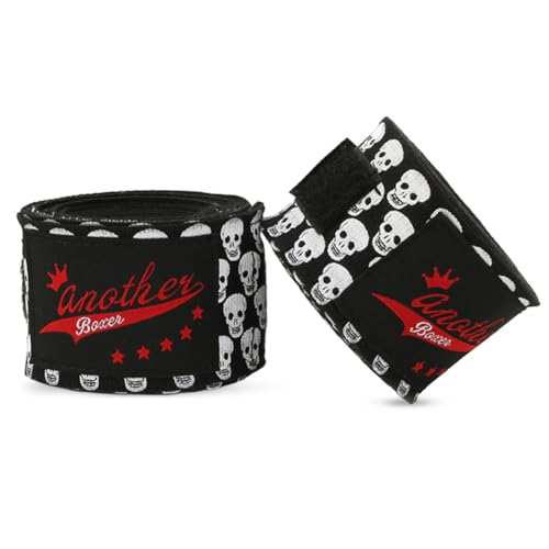 LYEAA 3/5M Bandage-Handschuhe, elastisch, Kickboxen, Handwickel, atmungsaktiv, Muay-Thai-Handbandage, Druck for Boxen, Fitnesstraining (schwarz, 3M) von LYEAA