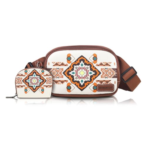 LYEAA Damen-Hüfttasche aus Segeltuch mit Geldbörse, vielseitiger Umhängetasche for Festivals, Reisen und Konzerte, Hüfttaschen mit verstellbarem Riemen von LYEAA