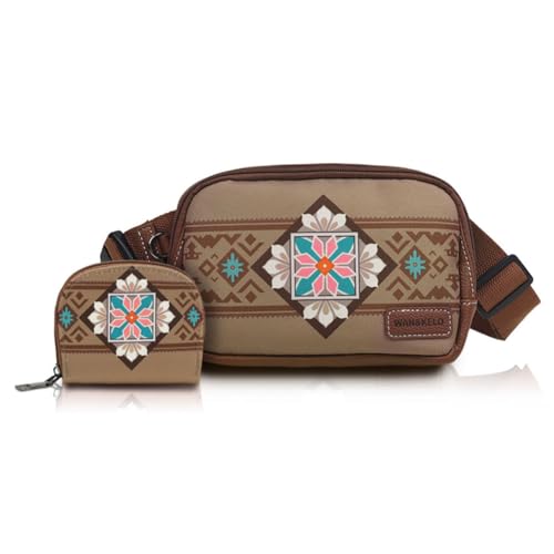 LYEAA Damen-Hüfttasche aus Segeltuch mit Geldbörse, vielseitiger Umhängetasche for Festivals, Reisen und Konzerte, Hüfttaschen mit verstellbarem Riemen von LYEAA
