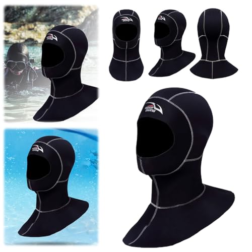 LYEAA Premium Neopren Scuba Diving Hood - Schulterabdeckung Tauchkappe für Damen & Herren Wassersport Zubehör von LYEAA