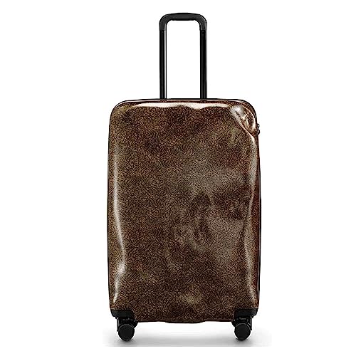 LYFDPN Practical Luggage Suitcases with Wheels Retro Style Luggage Anti-Pressure Anti-Drop Carry On Luggage Hard Edge Password Suitcase Easy to Move (A 100L) von LYFDPN