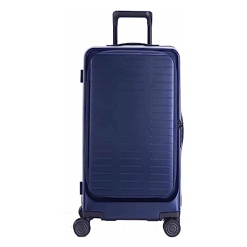 LYFDPN Suitcases with Wheels Large-Capacity Aluminum Frame Luggage Security TSA Combination Lock Carry On Luggage Drop-Proof Suitcase Easy to Move (Blue 39 * 33 * 65CM) von LYFDPN