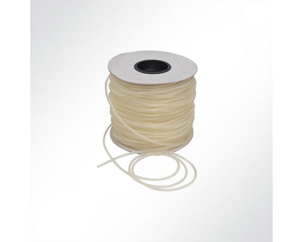 LYSEL® TPU Desmopan Gummi Seil gefüllt 7mm weiß Abspannleine (1-tlg) von LYSEL®
