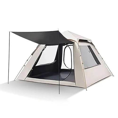 Camping Zelt, 3-Personen-4-Personen-Sofortkabinenzelt, einfacher Aufbau, Pop-up-Klappzelt für den Außenbereich, Automatisches Strandzelt, Tragbare Biwakzelt (Size : 2.4x2.4x1.55mA) von LYXYJRYBHD