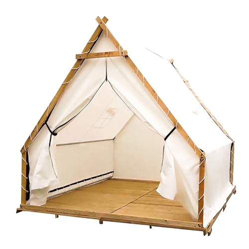 Hochwertiges Zelt mit Panoramakabine, Homestay-Hotelzelt, 4-Jahreszeiten-Zelte für Camping, Outdoor-Camping-Hotelzelt (Color : House Style(Without Floor)) von LYXYJRYBHD