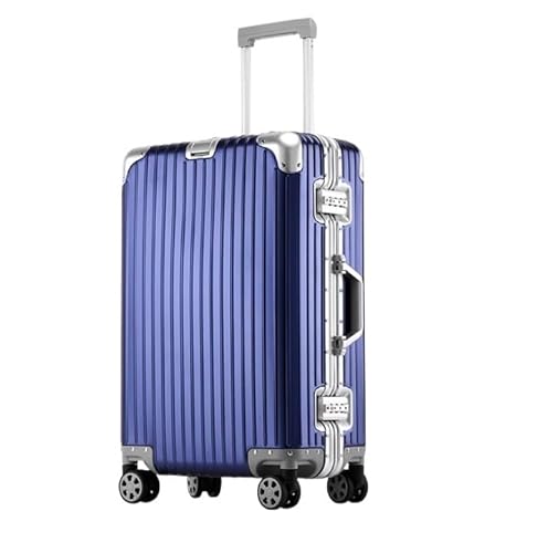 LZDLNB Koffer Gepäck Handgepäck Koffer Reißverschlussloser Aluminiumrahmen-Gepäck Koffer mit großem Fassungsvermögen und Rollen von LZDLNB