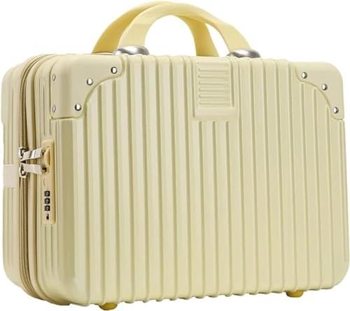 LZDLNB Koffer Gepäck Koffer Tragbarer Kosmetikkoffer Trennwand Studentin Passwortbox Hartschale mit USB-Koffer mit Rollen von LZDLNB