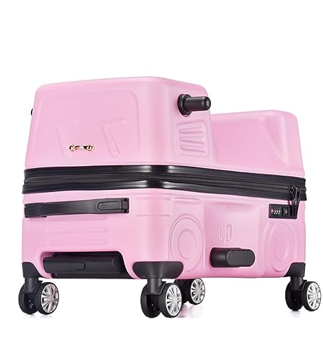 LZDLNB Koffer Gepäck Kreative Reitkoffer Tragbares Gepäck Jungen und Mädchen Reisen Harter Koffer Koffer mit Rollen von LZDLNB