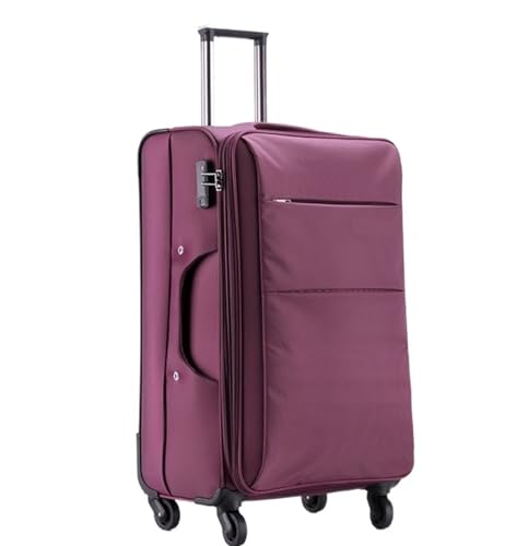LZDLNB Koffergepäck Softside Erweiterbares Handgepäck mit Spinnerrädern, Leichter aufrechter Koffer Koffer mit Rollen von LZDLNB
