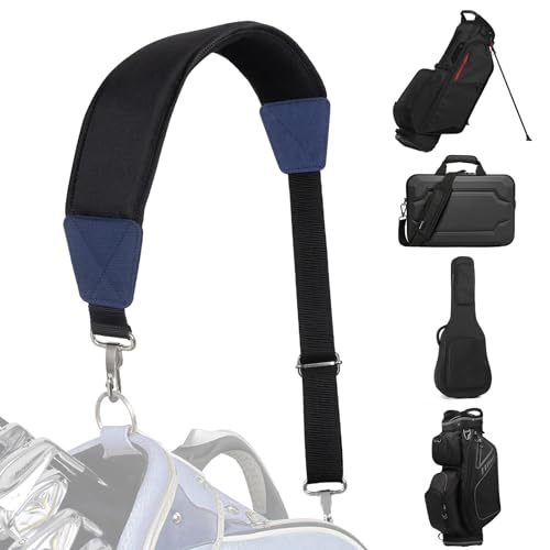 LZFAN Golftaschen-Schultergurt, gepolstert, verstellbar, universeller (schwarz) von LZFAN