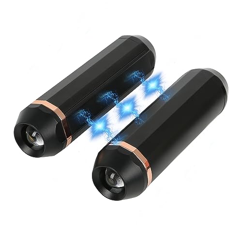 Handwärmer Elektrisch, 10000 mAh Split-Magnetic 2er-Pack, Taschenlampe Gadget mit Digitalanzeige, Aufladbar Akku USB Wiederverwendbar von LZLUCKCOME