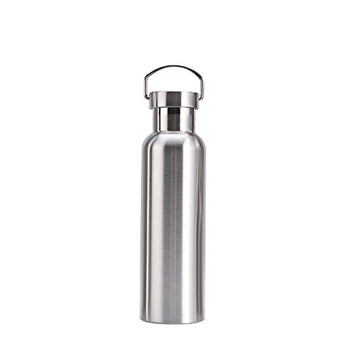 LZQpearl Edelstahl Trinkflasche, Wiederverwendbare Und Umweltfreundliche Isolierte Wasserflasche, BPA-freie Edelstahl-Thermoflasche Für Sport, Fitness, Yoga, Outdoor (1000ml) von LZQpearl