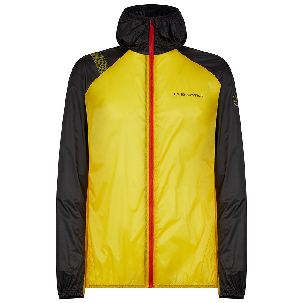 La Sportiva Blizzard Windbreaker Hoodie Jacket Gelb XL Mann von La Sportiva