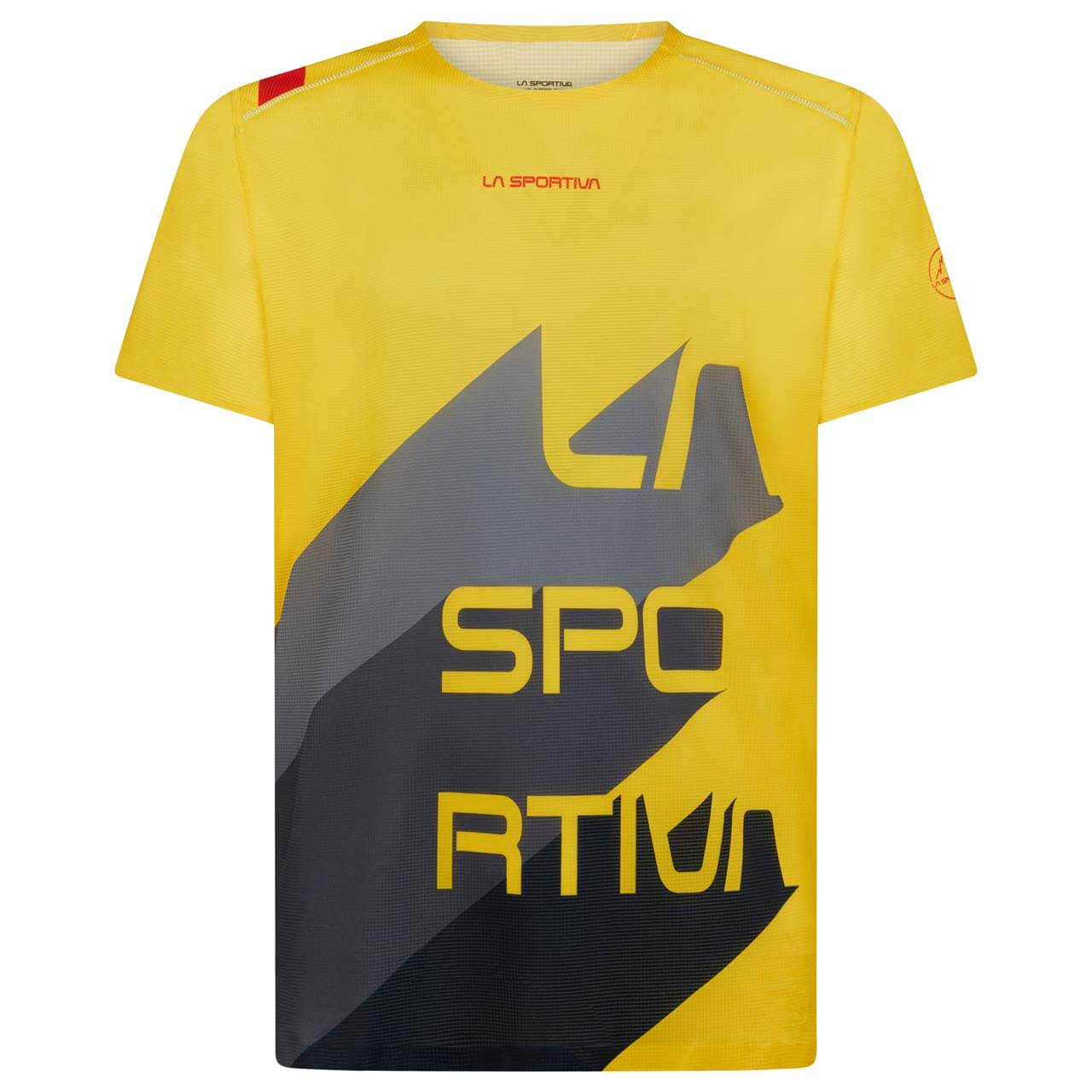 La Sportiva Stream T-Shirt - Yellow/Carbon, M von La Sportiva