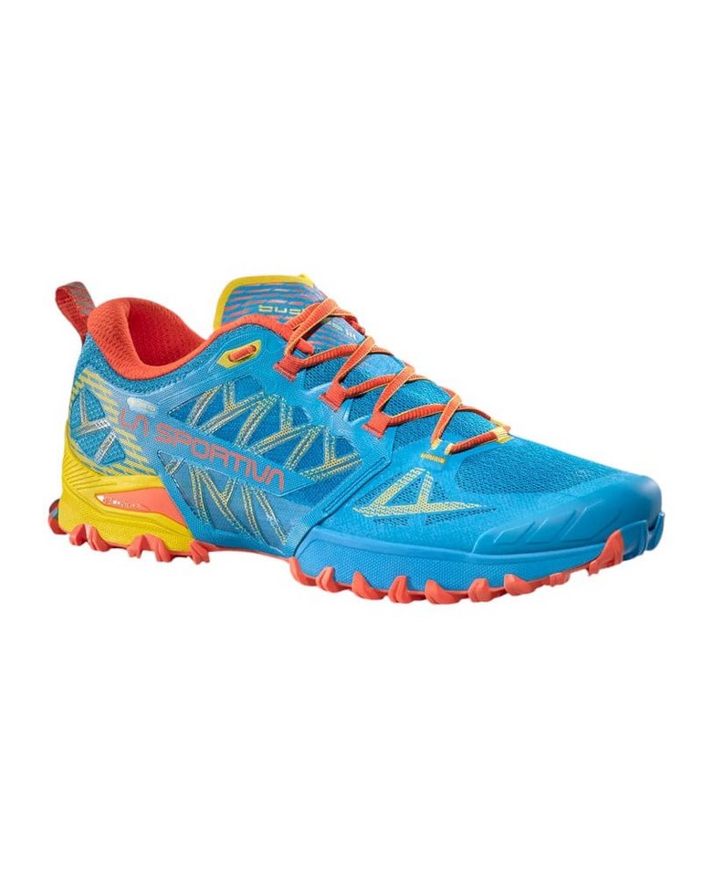 La Sportiva Trail-Laufschuhe Bushido III GTX (wasserdicht) tropicblau/gelb/orange Wanderschuh von La Sportiva
