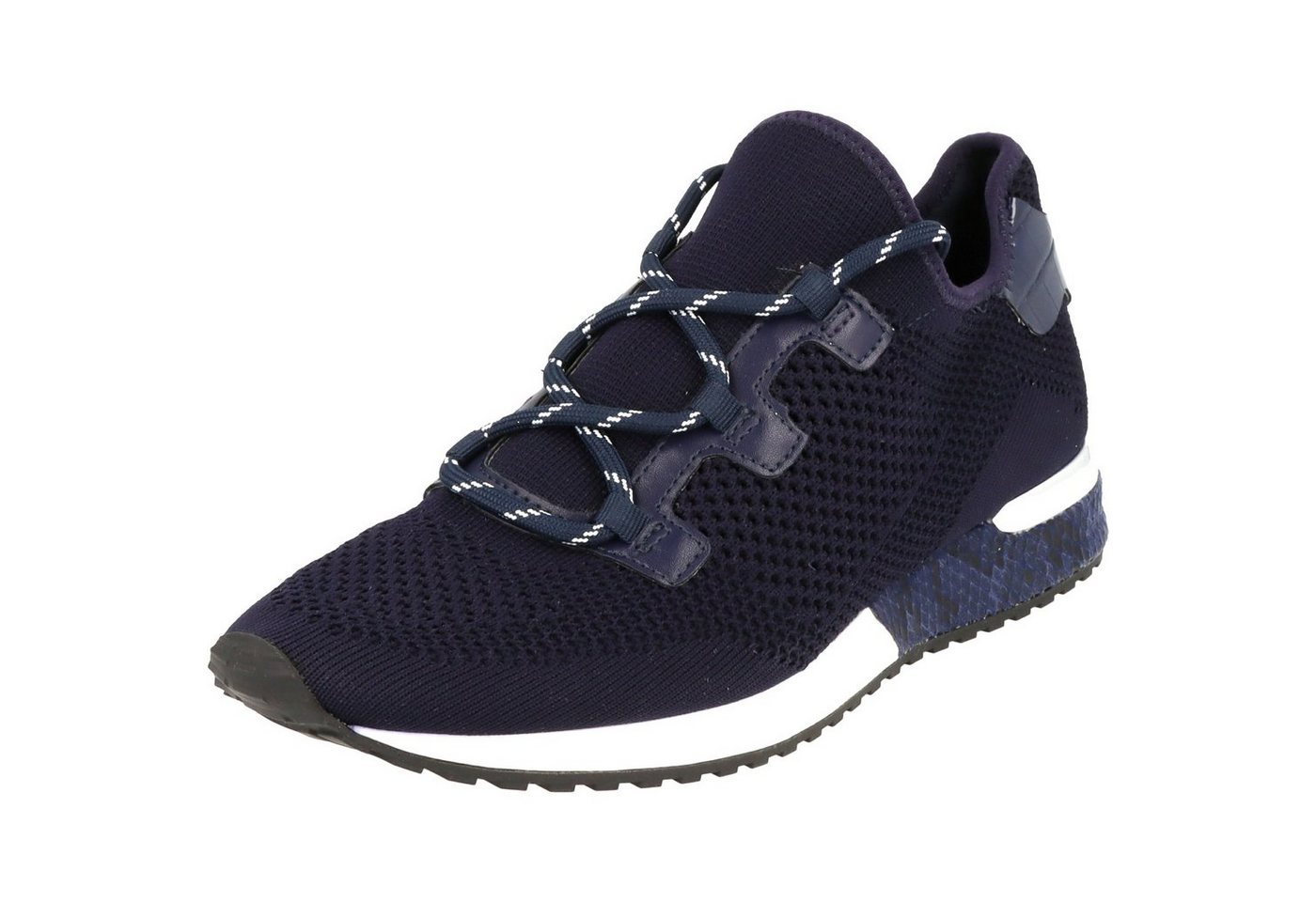 La Strada Damen Schuhe Halbschuhe Schnürer 1901762-4560 Knit Blue Sneaker von La Strada