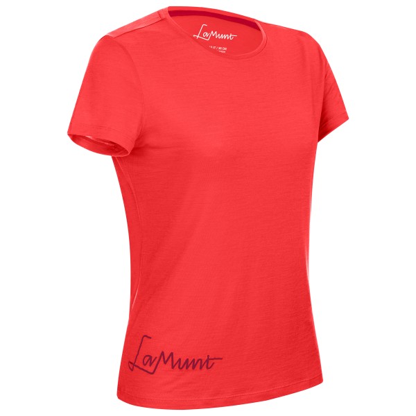 LaMunt - Women's Alexandra Logo Tee - Funktionsshirt Gr 36 rot von LaMunt