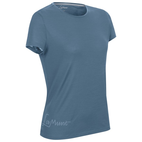 LaMunt - Women's Alexandra Logo Tee - Funktionsshirt Gr 40 blau von LaMunt