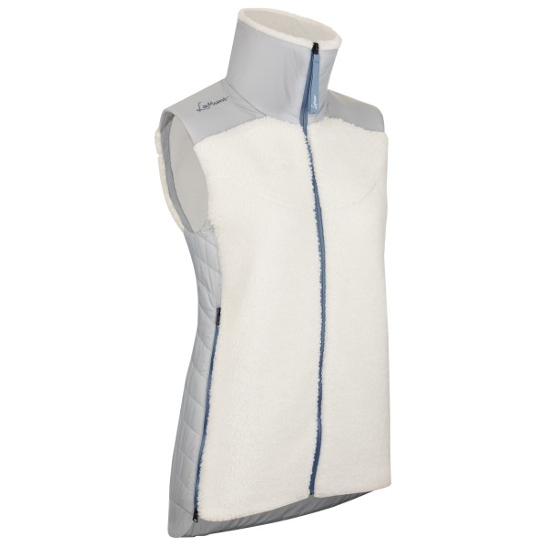LaMunt - Women's Sophia Cozy Hybrid Vest - Fleeceweste Gr 38 weiß/grau von LaMunt