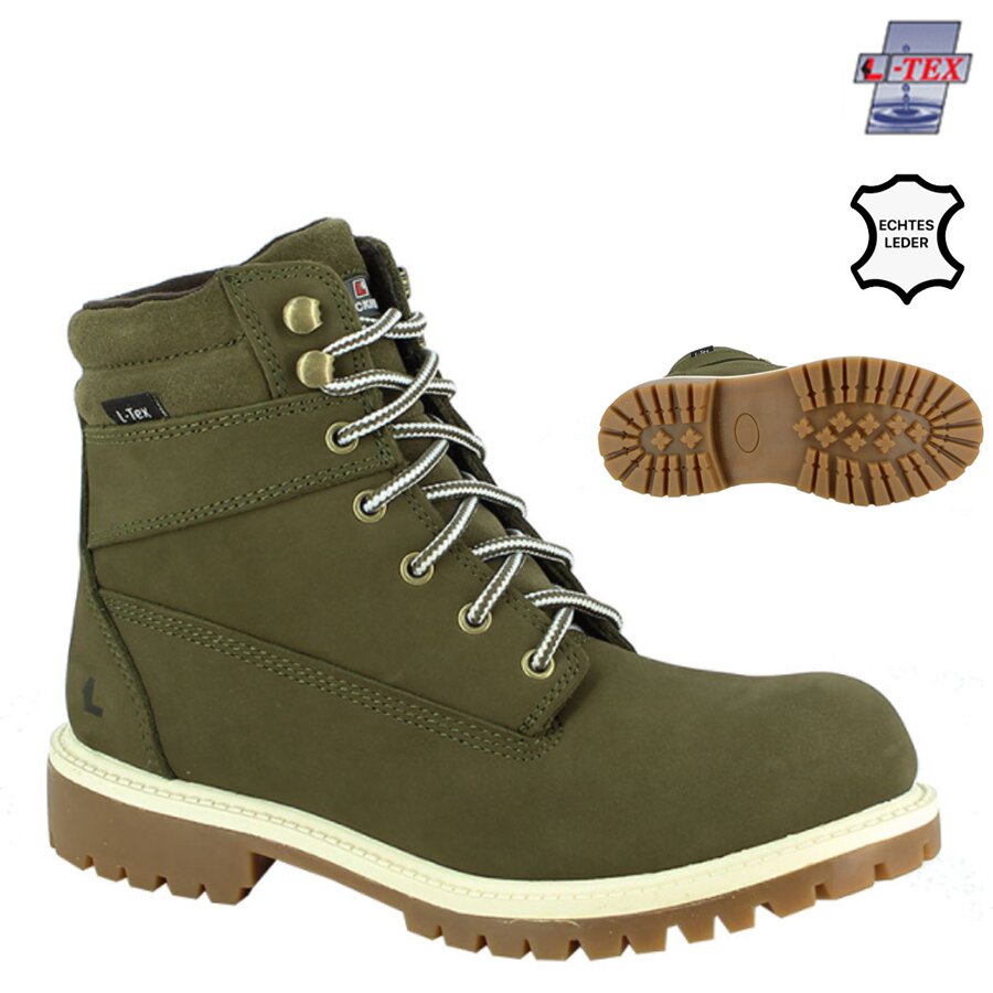 LACKNER COSMA TX - Outdoor Boots - olive von Lackner