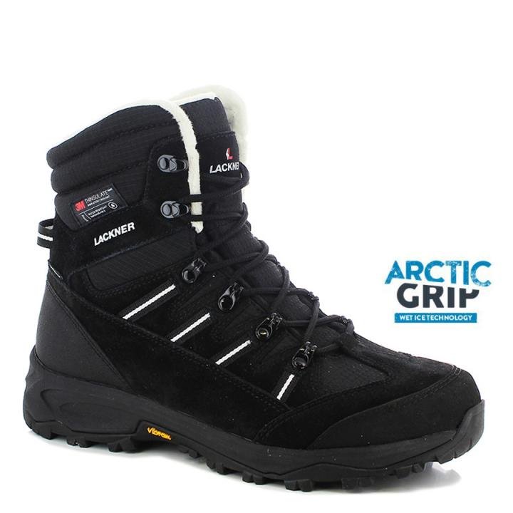 Vibram ARCTIC GRIP - Winterschuhe Snowbound STX Thinsulate - schwarz von Lackner