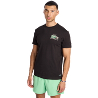 Lacoste Big Croc Graphic Herren T-Shirts - Schwarz - Größe: XL - Baumwoll-Jersey - Foot Locker von Lacoste