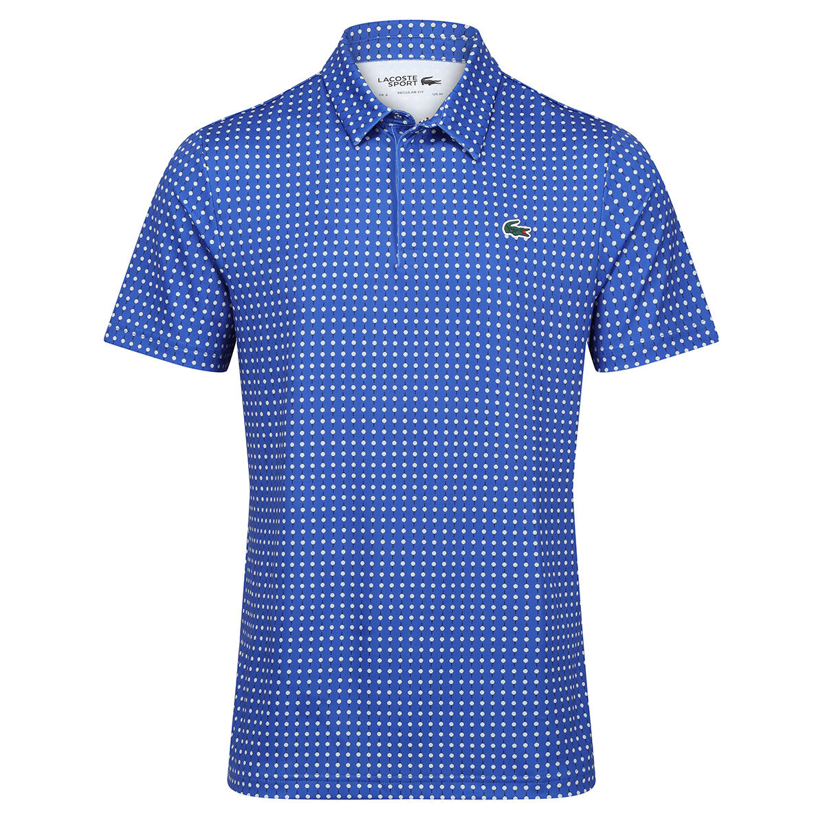 Lacoste Men's All-Over Print Golf Polo Shirt, Mens, Blue, Small | American Golf von Lacoste