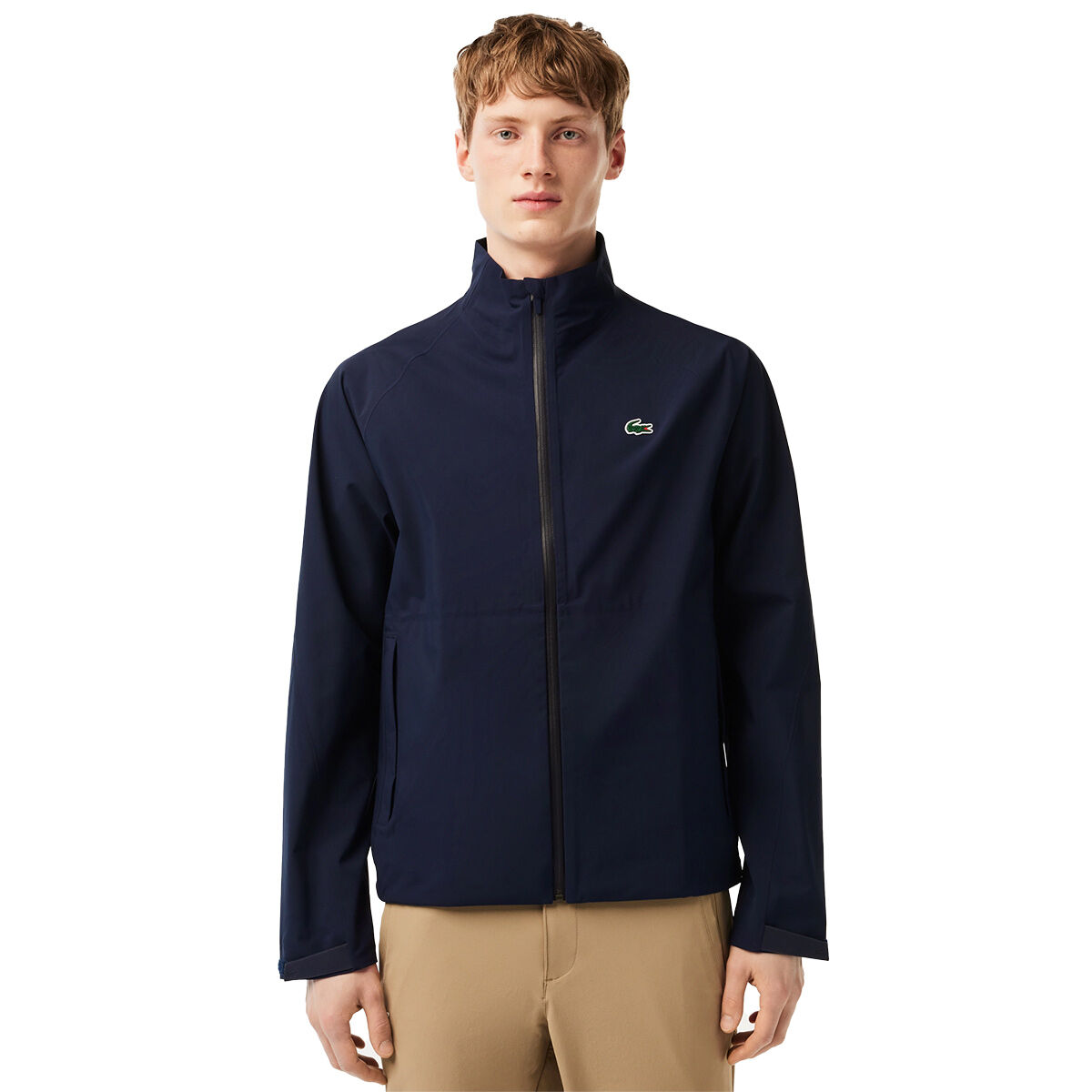 Lacoste Men's Windbreaker Full Zip Golf Jacket, Mens, Navy blue, Large | American Golf von Lacoste