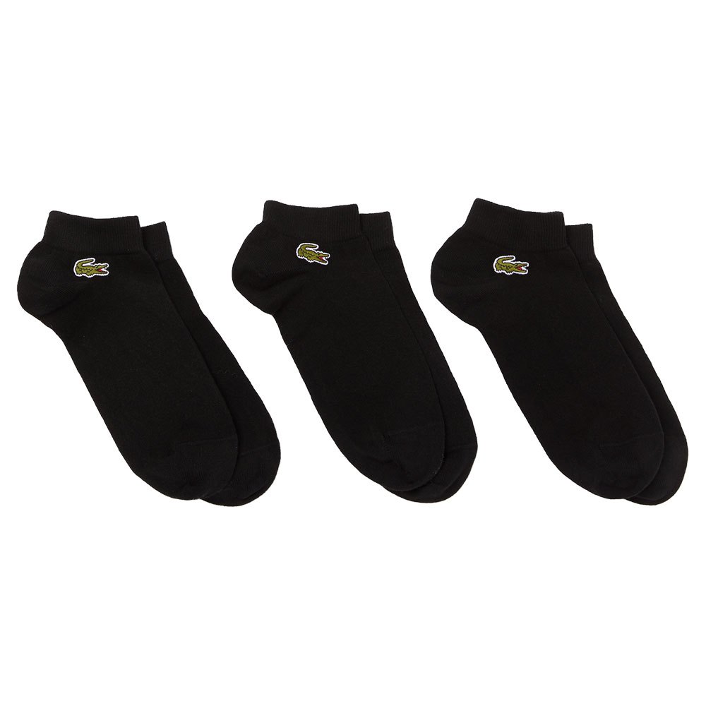 Lacoste Sport Pack Ra4183 Short Socks 3 Pairs Schwarz EU 47-50 Mann von Lacoste