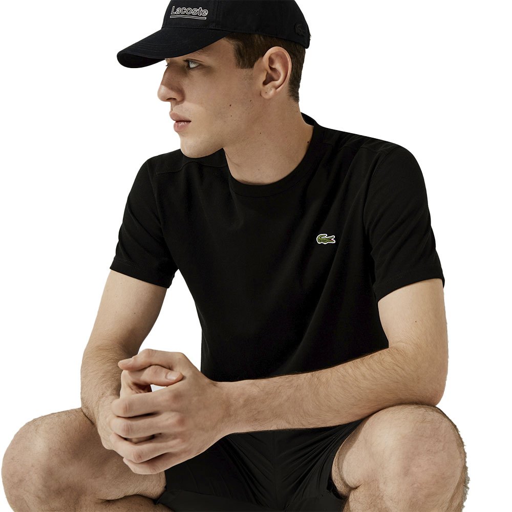 Lacoste Sport Regular Fit Ultra Dry Performance Short Sleeve T-shirt Schwarz XL Mann von Lacoste