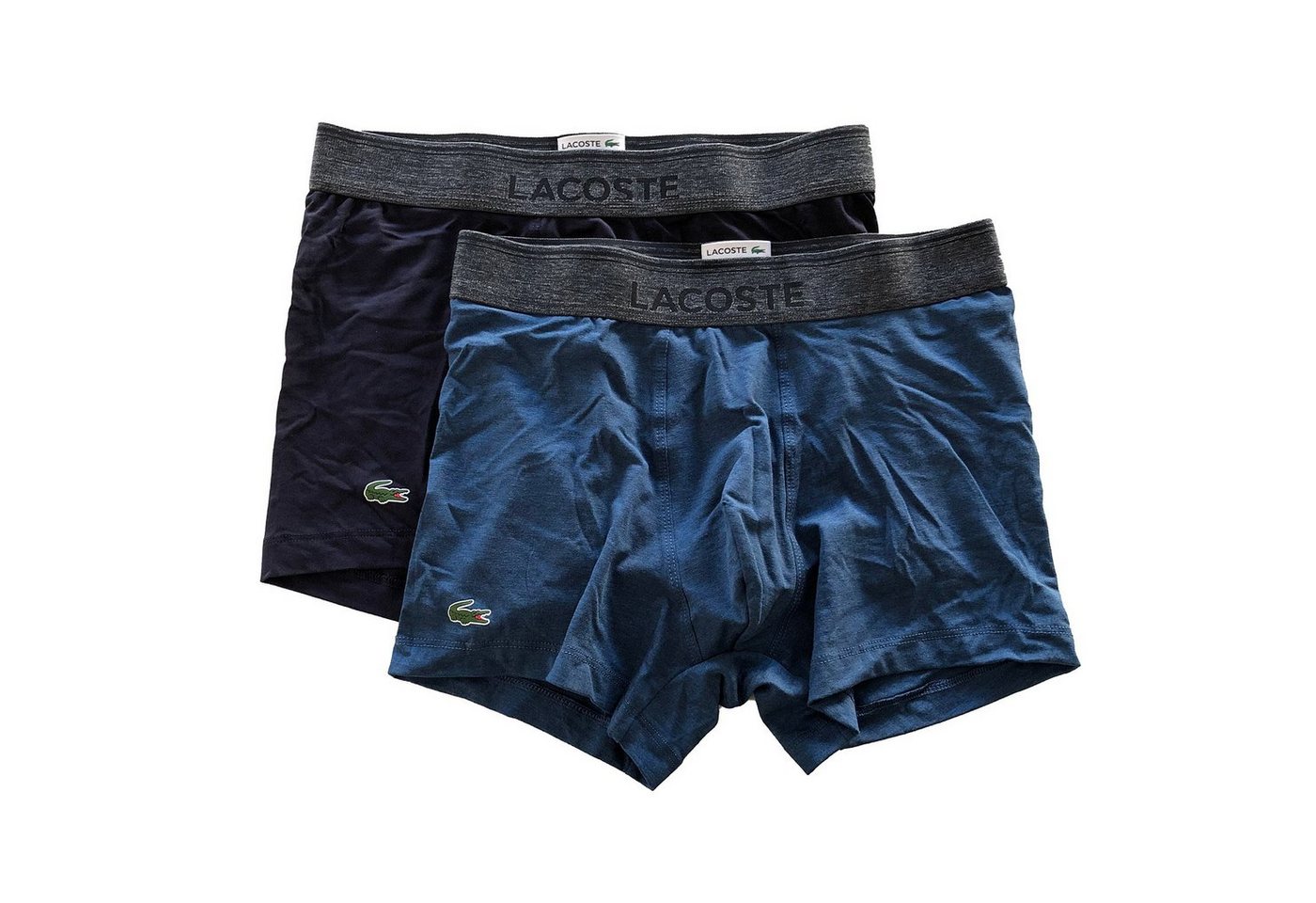 Lacoste Trunk Cotton Modal Serie (Doppelpack, 2-St., 2er-Pack) Baumwolle Modal Unterhosen Shorts kurzes Bein im Doppelpack von Lacoste