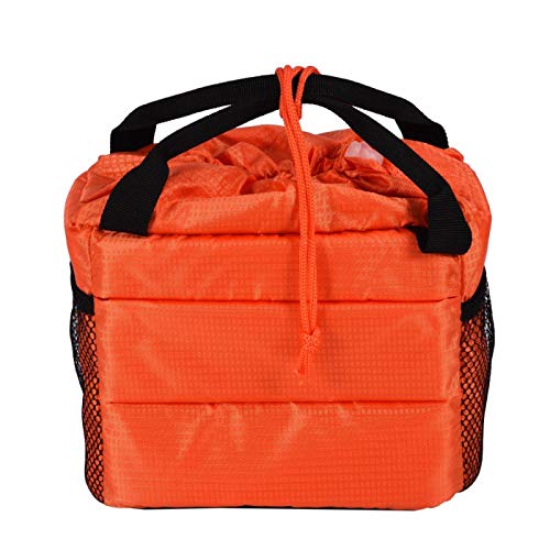 Wasserdichte Tasche für DSLR-Kamera, wasserdicht, gepolstert, stoßfest, für DSLRs (Orange) von Ladieshow