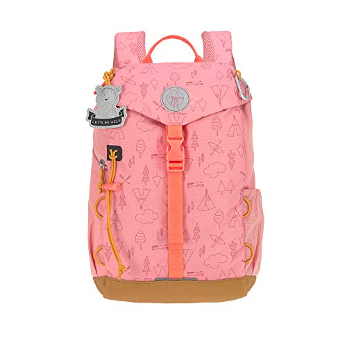 LÄSSIG Kinderrucksack Kindergartenrucksack wasserabweisend, ab 3 Jahre, 9 Liter/ Mini Outdoor Backpack Adventure Rose von LÄSSIG
